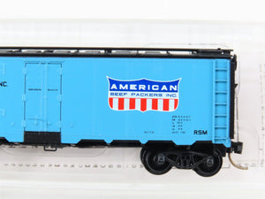 N Scale Micro-Trains MTL 59540 URTX American Beef Packers 40' Ice Reefer #75524