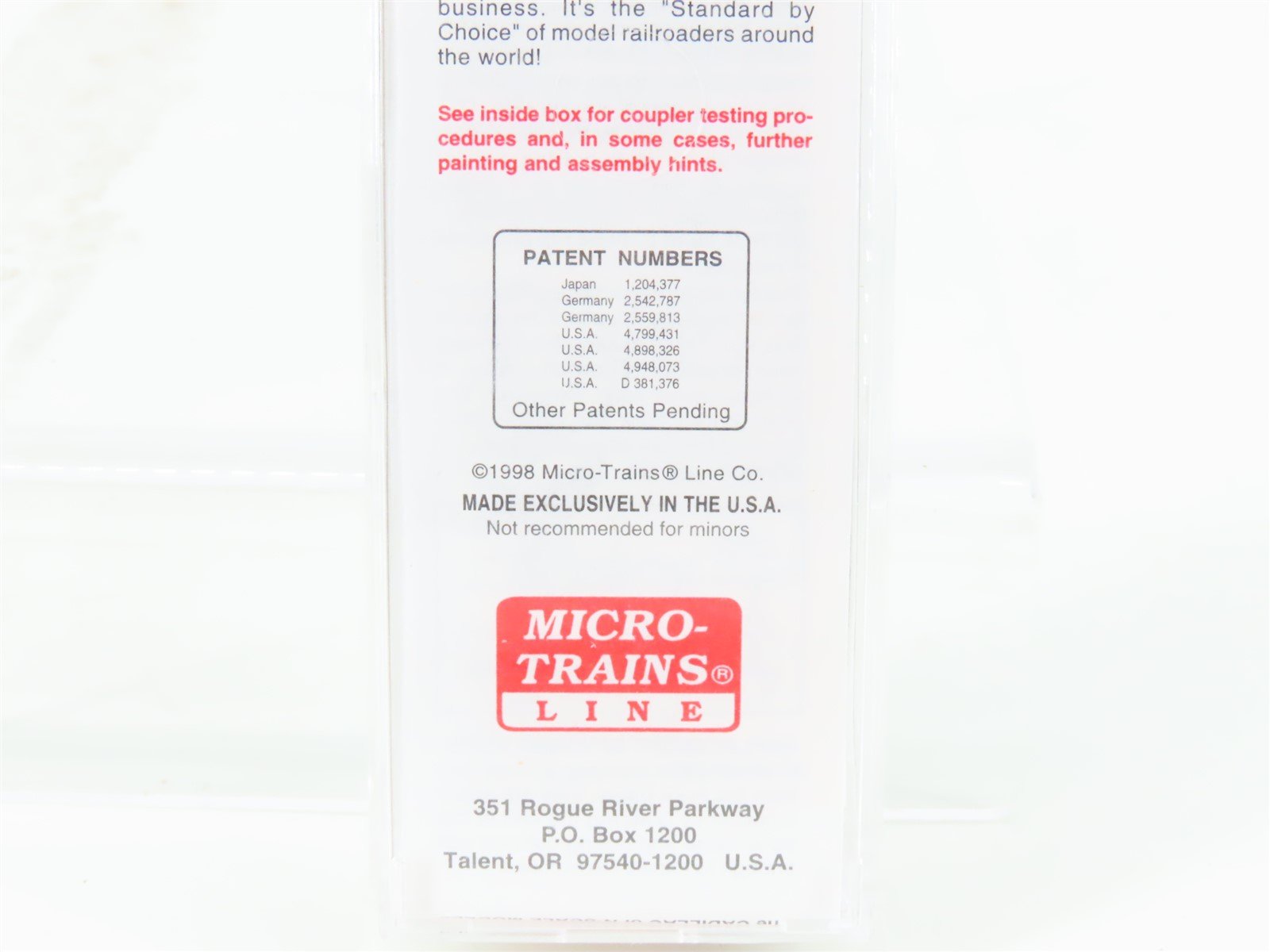 N Scale Micro-Trains MTL 59540 URTX American Beef Packers 40' Ice Reefer #75524
