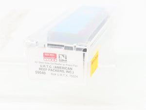 N Scale Micro-Trains MTL 59540 URTX American Beef Packers 40' Ice Reefer #75524