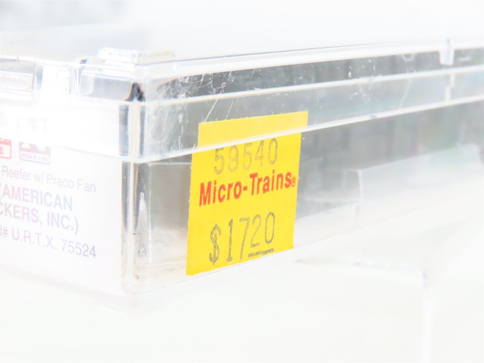 N Scale Micro-Trains MTL 59540 URTX American Beef Packers 40' Ice Reefer #75524