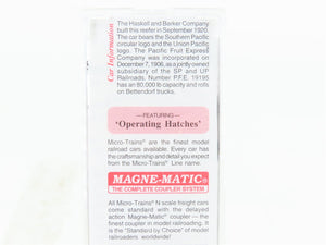 N Micro-Trains MTL 47060 UP SP PFE Pacific Fruit Express 40' Wood Reefer #19195