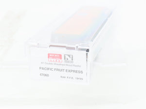 N Micro-Trains MTL 47060 UP SP PFE Pacific Fruit Express 40' Wood Reefer #19195