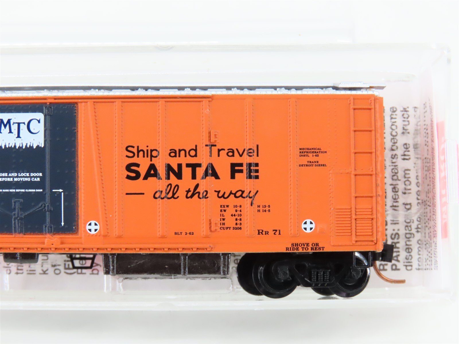 N Scale Micro-Trains MTL 70070 SFRC Santa Fe MTC Mechanical Reefer #1796
