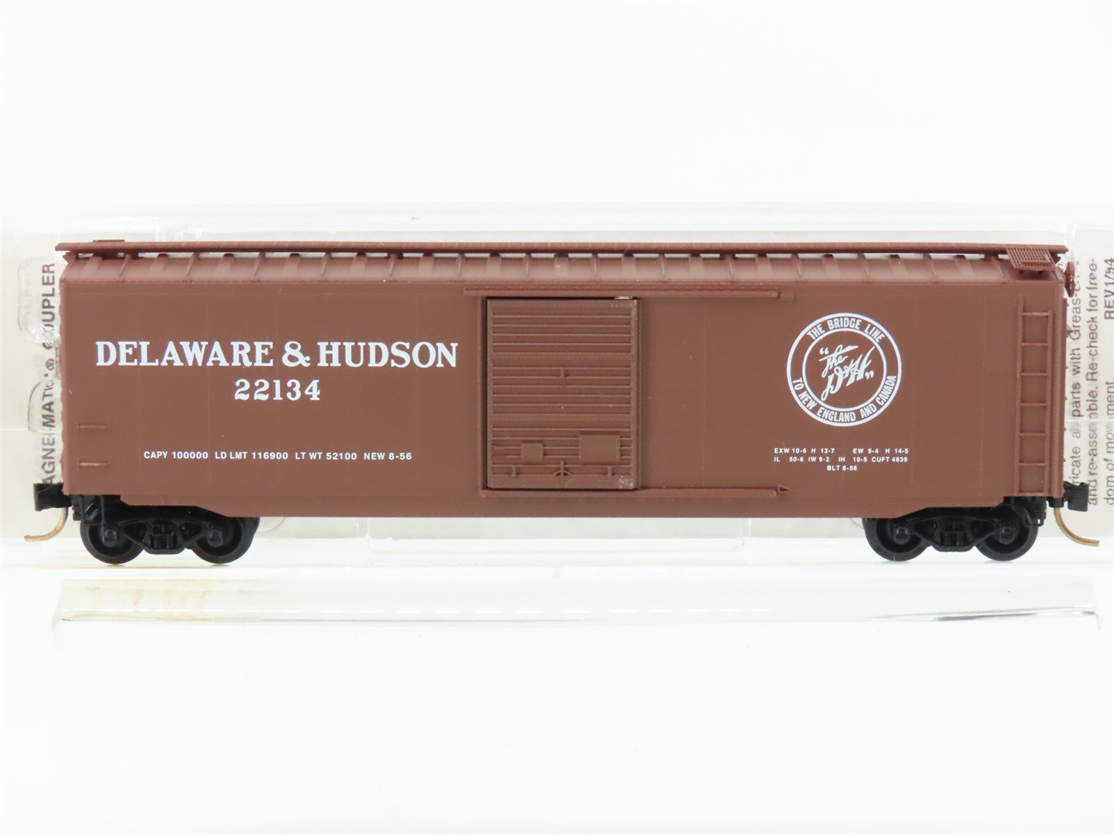 N Scale Micro-Trains MTL 31070 D&H Delaware & Hudson 50' Box Car #22134