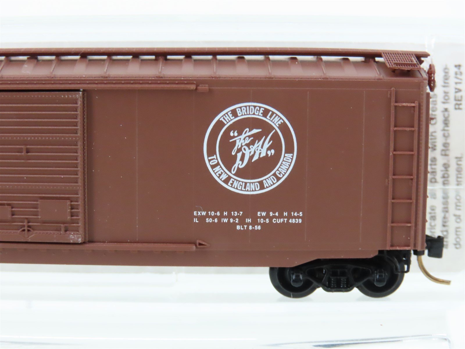 N Scale Micro-Trains MTL 31070 D&H Delaware & Hudson 50' Box Car #22134