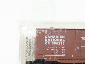 N Scale Micro-Trains MTL 76010 CN Canadian National Railroad 50' Box Car #550235