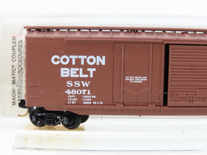 N Scale Micro-Trains MTL 33060 SSW Cotton Belt Blue Streak 50' Box Car #48071