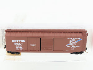 N Scale Micro-Trains MTL 33060 SSW Cotton Belt Blue Streak 50' Box Car #48071