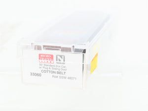 N Scale Micro-Trains MTL 33060 SSW Cotton Belt Blue Streak 50' Box Car #48071