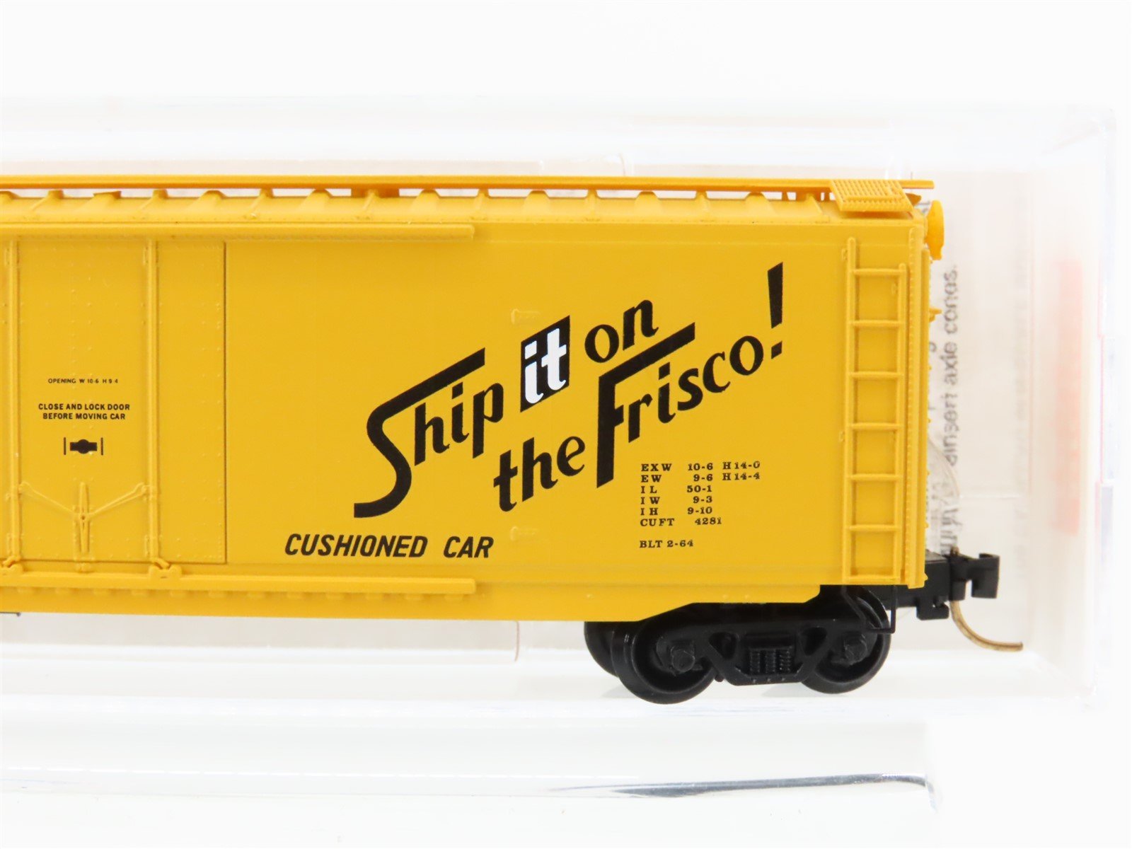 N Scale Micro-Trains MTL 32060 SL-SF Frisco 50' Plug Door Box Car #6244