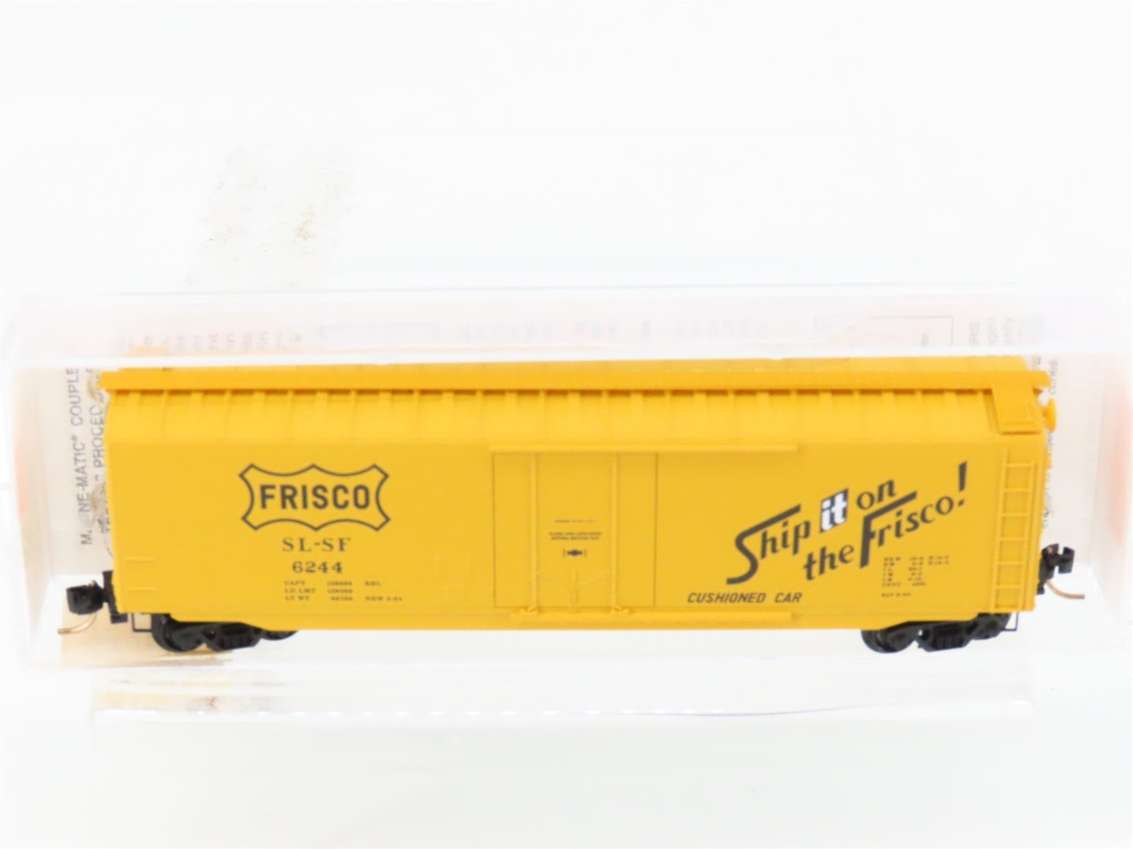 N Scale Micro-Trains MTL 32060 SL-SF Frisco 50' Plug Door Box Car #6244