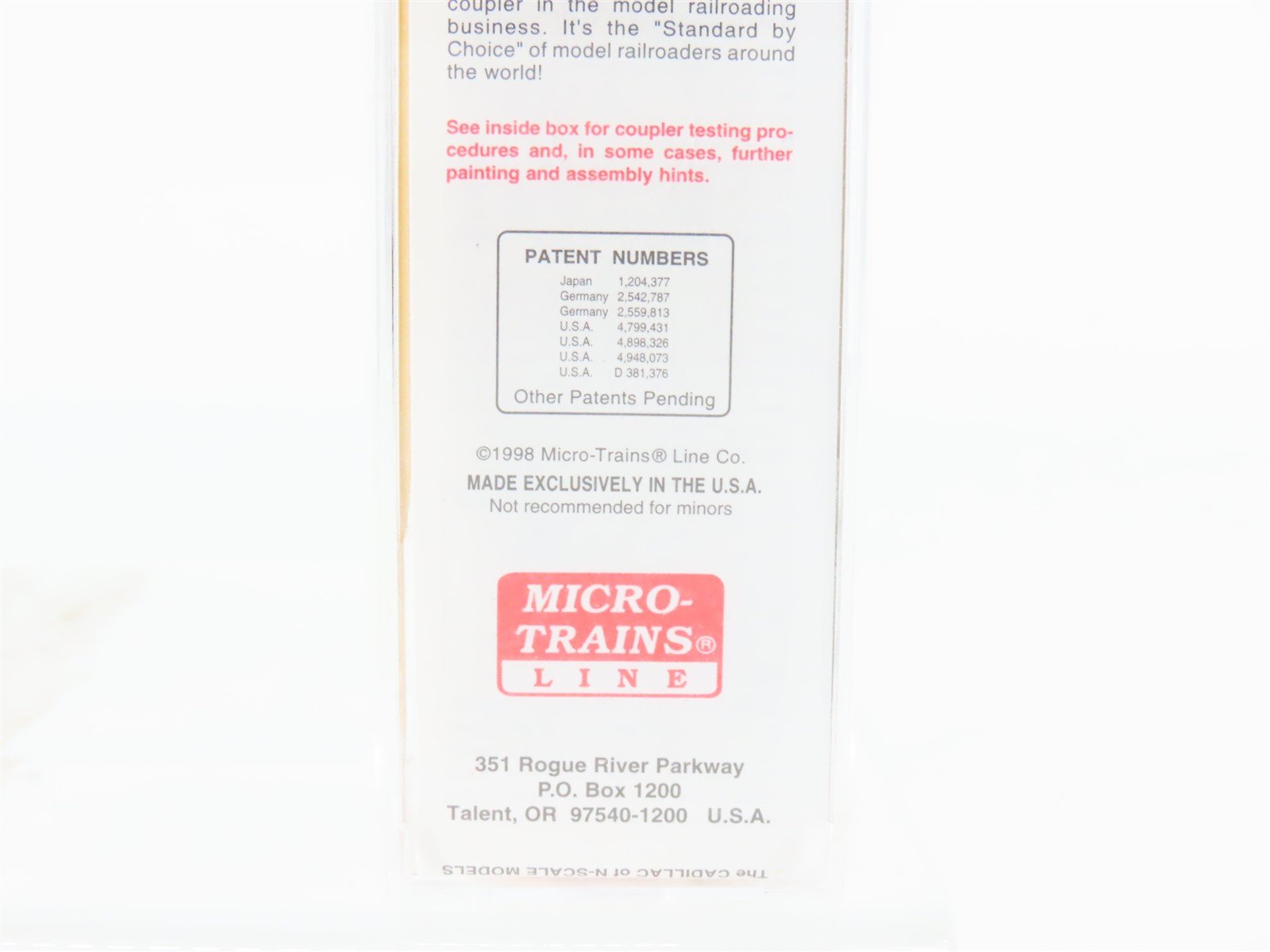 N Scale Micro-Trains MTL 32060 SL-SF Frisco 50' Plug Door Box Car #6244