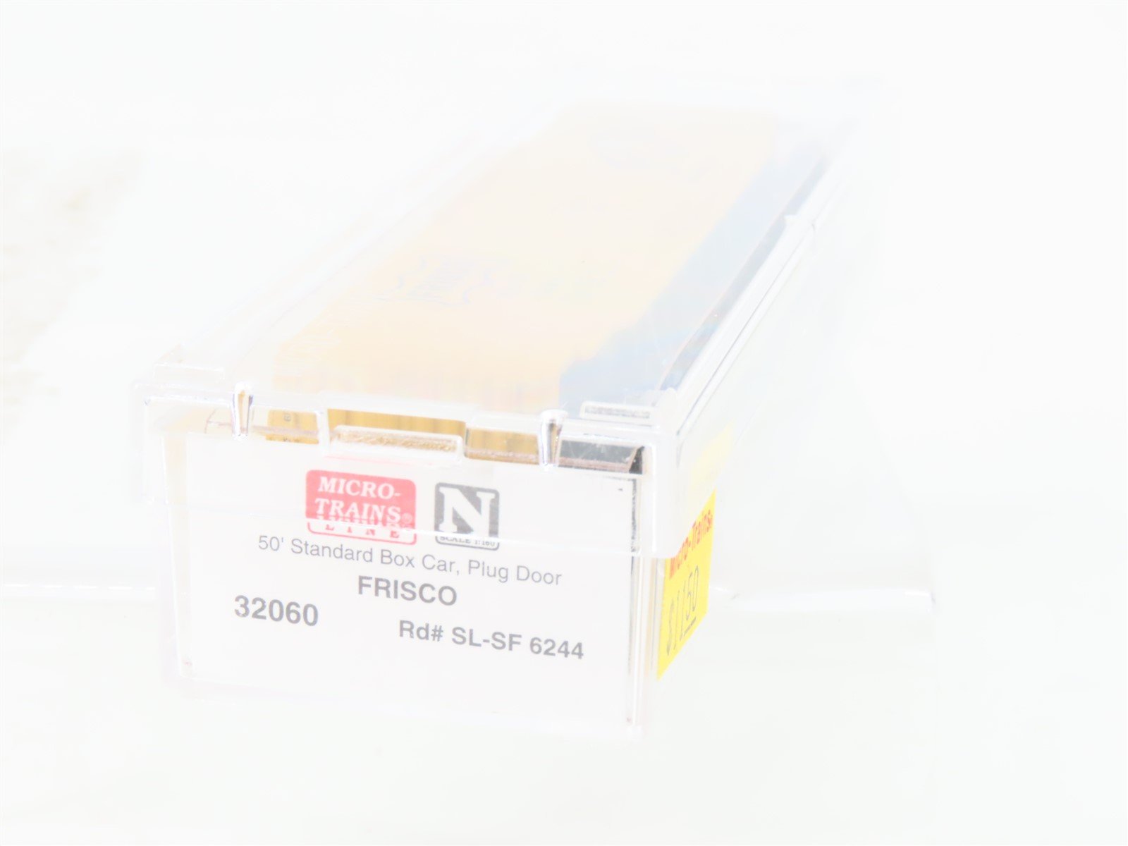 N Scale Micro-Trains MTL 32060 SL-SF Frisco 50' Plug Door Box Car #6244