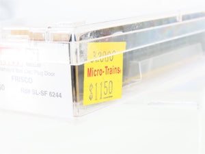 N Scale Micro-Trains MTL 32060 SL-SF Frisco 50' Plug Door Box Car #6244