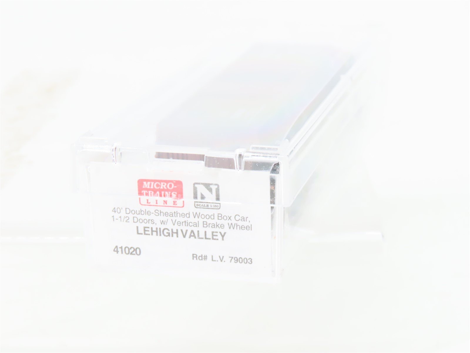N Scale Micro-Trains MTL 41020 LV Lehigh Valley Railroad 40' Wood Box Car #79003