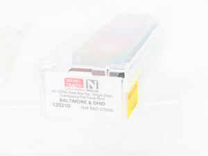 N Scale Micro-Trains MTL 120210 B&O Baltimore & Ohio 40' Box Car #272500