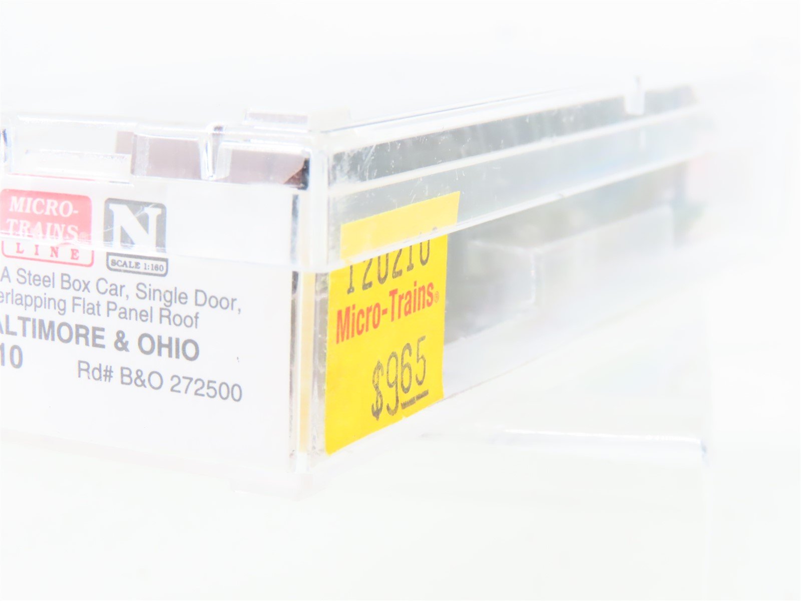 N Scale Micro-Trains MTL 120210 B&O Baltimore & Ohio 40' Box Car #272500