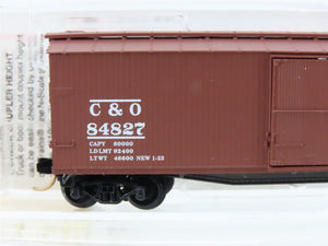 N Micro-Trains MTL 39170 C&O Chesapeake & Ohio 40' Single Door Box Car #84827