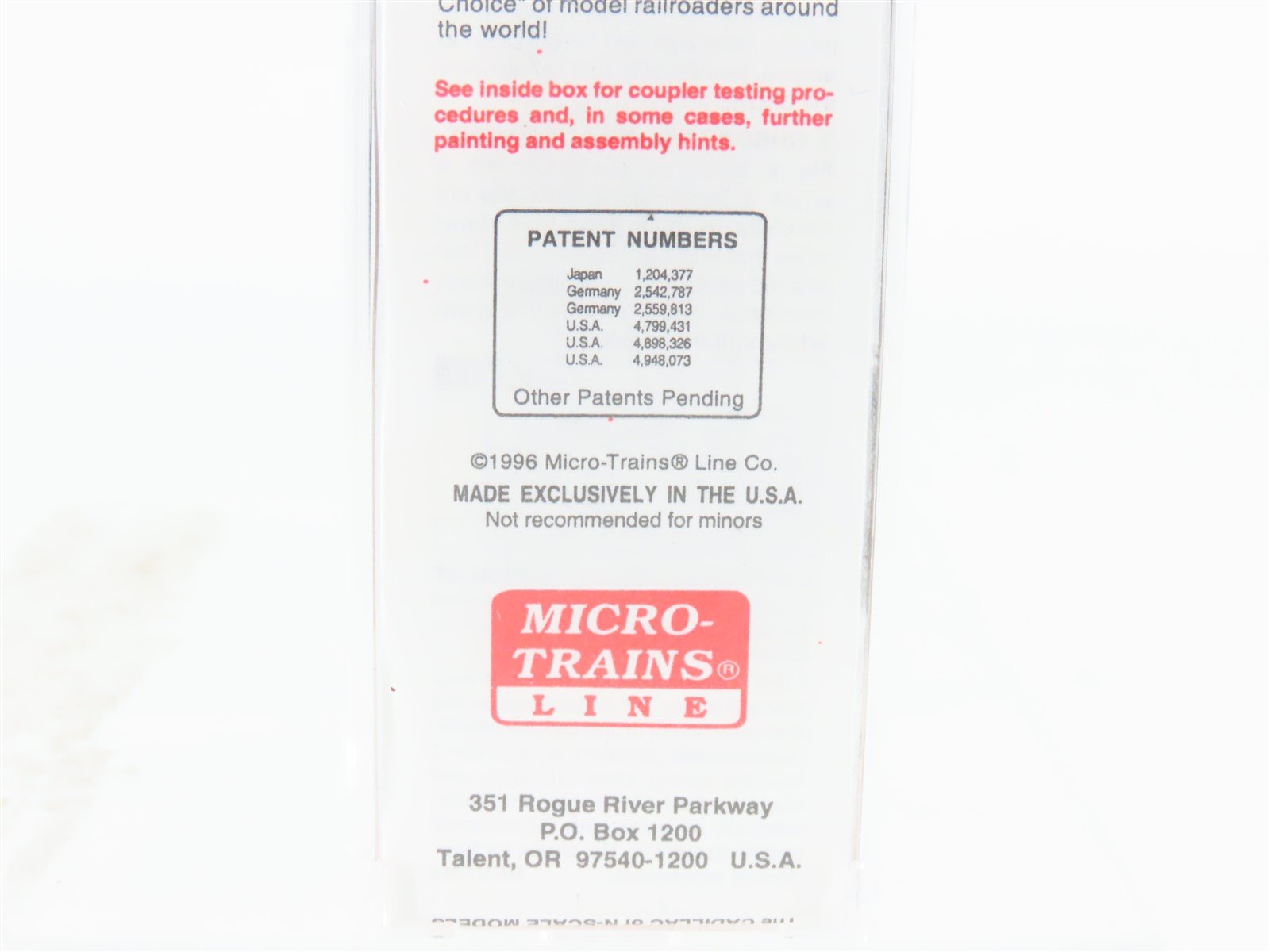 N Micro-Trains MTL 39170 C&O Chesapeake & Ohio 40' Single Door Box Car #84827