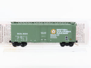 N Scale Micro-Trains MTL 21230 BCOL British Columbia Railway 40' Box Car #8004