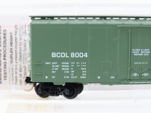 N Scale Micro-Trains MTL 21230 BCOL British Columbia Railway 40' Box Car #8004