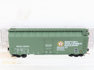 N Scale Micro-Trains MTL 21230 BCOL British Columbia Railway 40' Box Car #8004