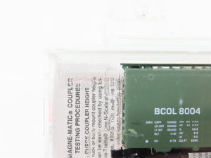 N Scale Micro-Trains MTL 21230 BCOL British Columbia Railway 40' Box Car #8004