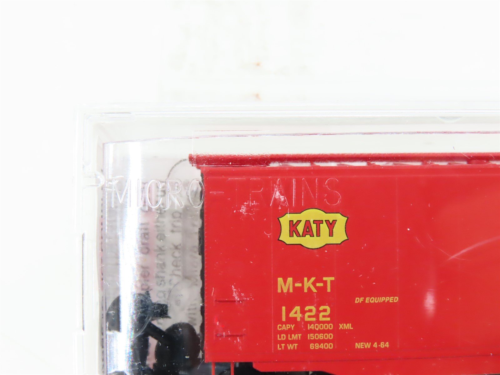 N Scale Micro-Trains MTL 03100170 M-K-T Katy 50' Single Door Box Car #1422
