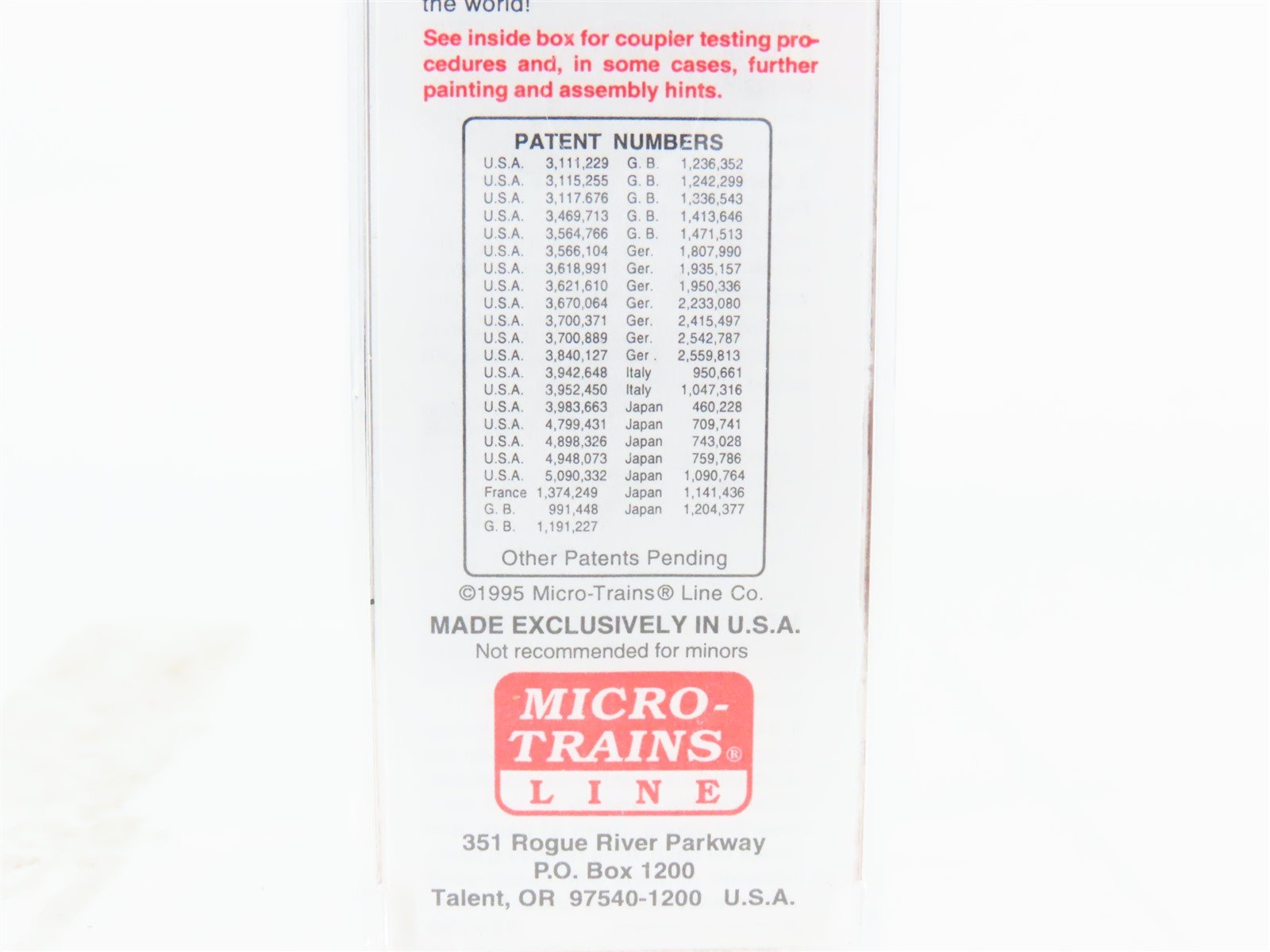 N Scale Micro-Trains MTL 23230 UP Union Pacific Challenger 40' Box Car #9149