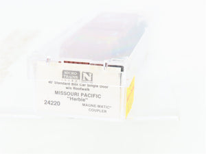 N Scale Micro-Trains MTL 24220 MP Mo-Pac Herbie 40' Single Door Box Car #HERB-1