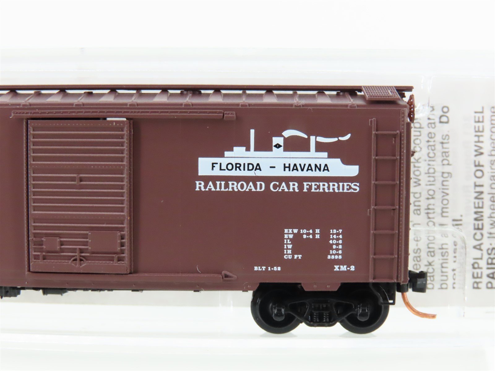 N Scale Micro-Trains MTL 20370 WIF West India Fruit Company 40' Box Car #314