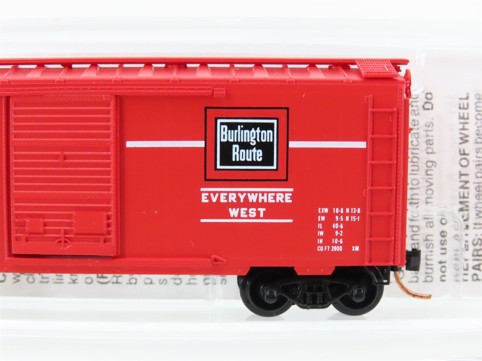 N Scale Micro-Trains MTL 20170 CB&Q Burlington Route 40' Box Car #62944