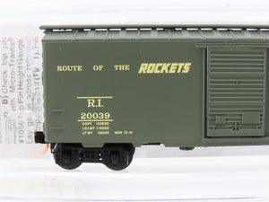 N Scale Micro-Trains MTL 20566 RI Route Of The Rockets 40' Box Car #20039