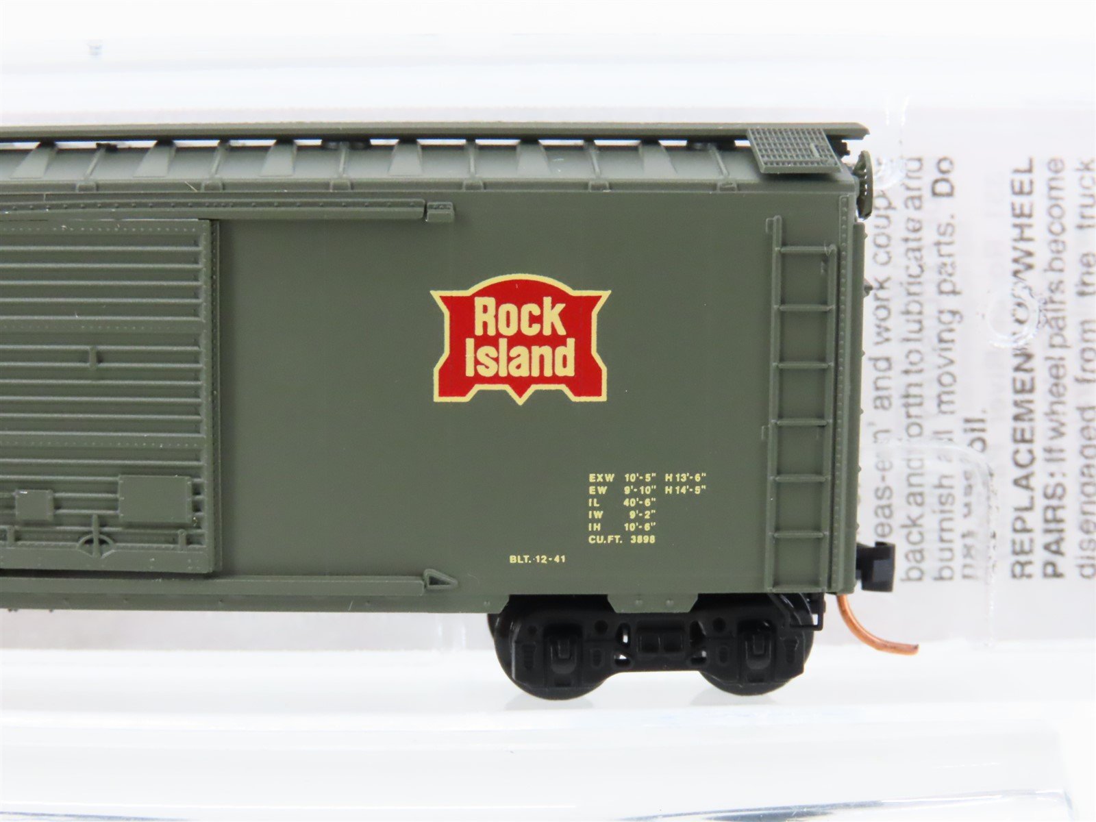 N Scale Micro-Trains MTL 20566 RI Route Of The Rockets 40' Box Car #20039