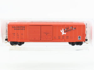 N Micro-Trains MTL 30040 GWF Galveston Wharves 50' Double Door Box Car #1063