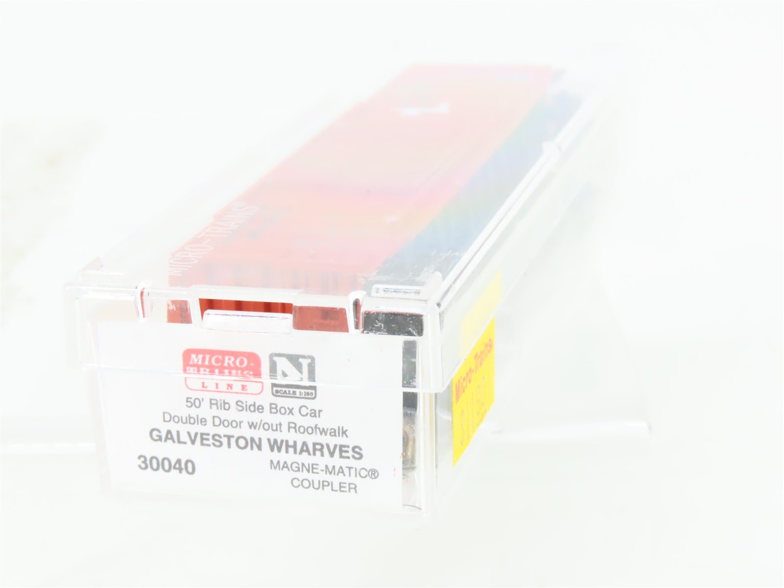 N Micro-Trains MTL 30040 GWF Galveston Wharves 50' Double Door Box Car #1063