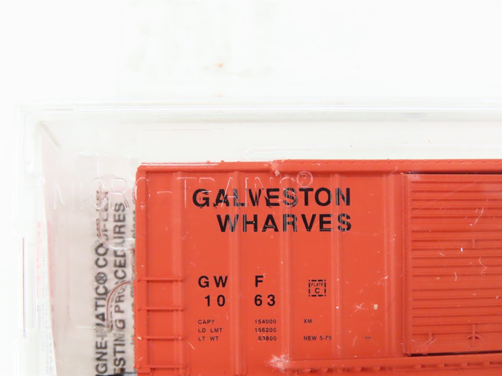 N Micro-Trains MTL 30040 GWF Galveston Wharves 50' Double Door Box Car #1063