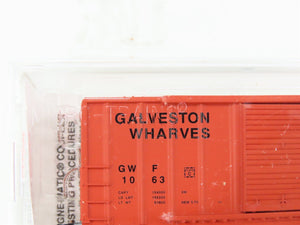 N Micro-Trains MTL 30040 GWF Galveston Wharves 50' Double Door Box Car #1063