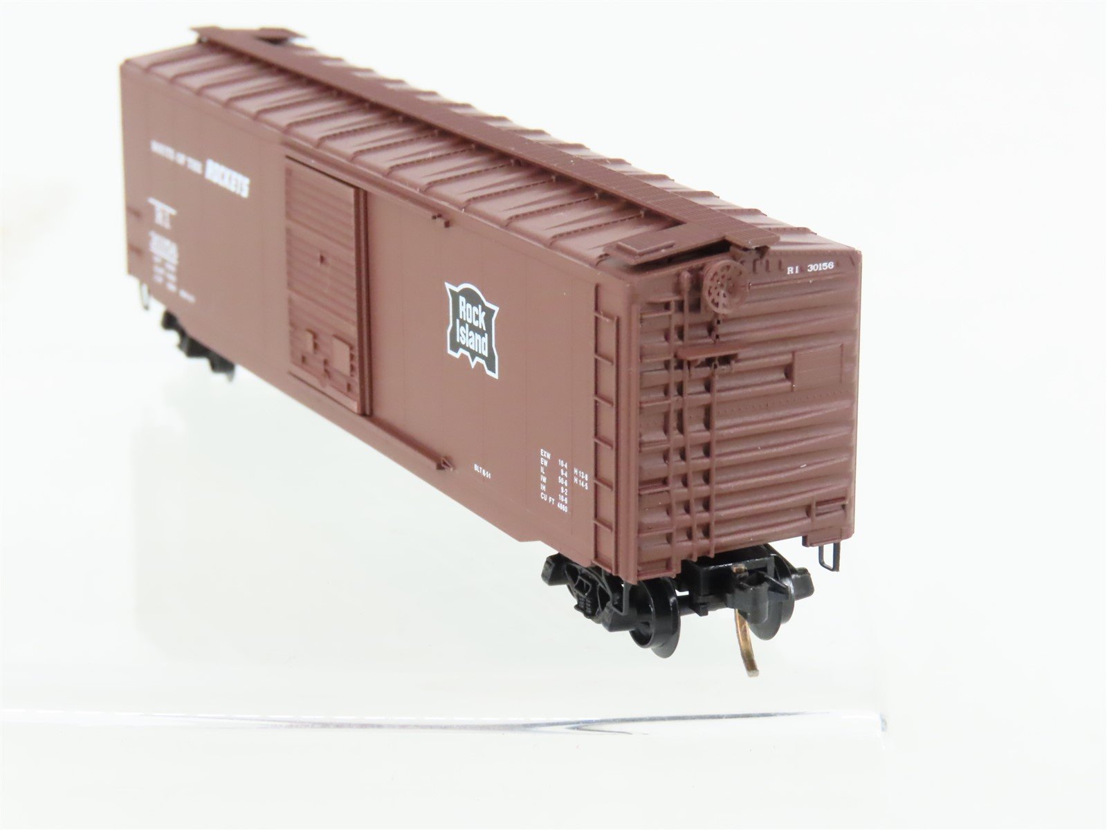 N Scale Micro-Trains MTL 31240 RI Route Of The Rockets 50' Box Car #30156