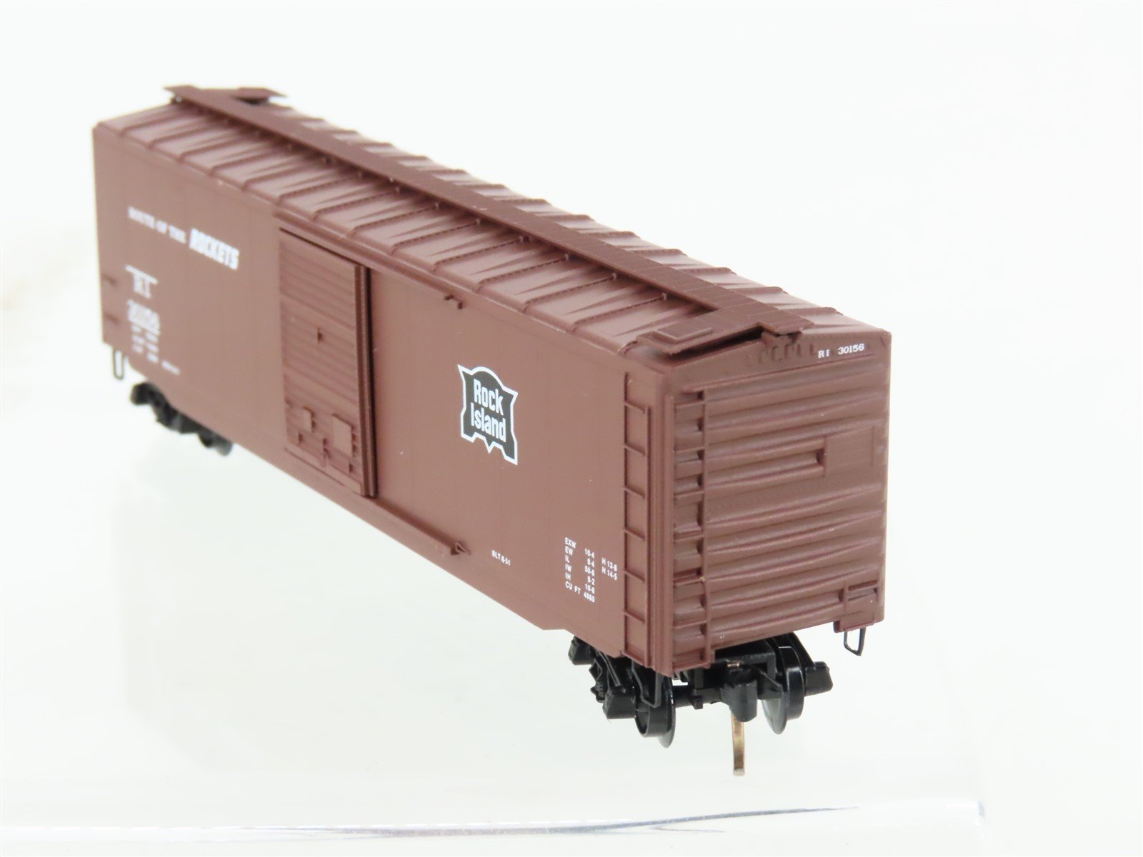 N Scale Micro-Trains MTL 31240 RI Route Of The Rockets 50' Box Car #30156