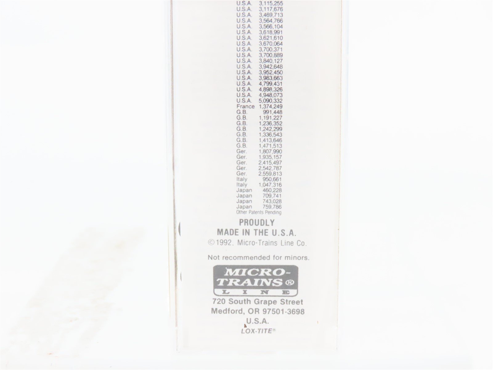 N Scale Micro-Trains MTL 32060 SL-SF Frisco 50' Plug Door Box Car #12051