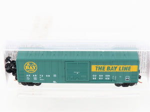 N Scale Micro-Trains MTL 25630 ASAB The Bay Line 50' Single Door Box Car #7208