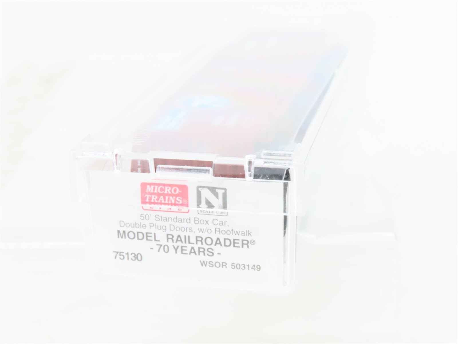 N Micro-Trains MTL 75130 WSOR Model Railroader 70 Years 50' Box Car #503149