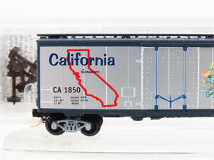 N Scale Micro-Trains MTL 21330 CA California State 40' Plug Door Box Car #1850