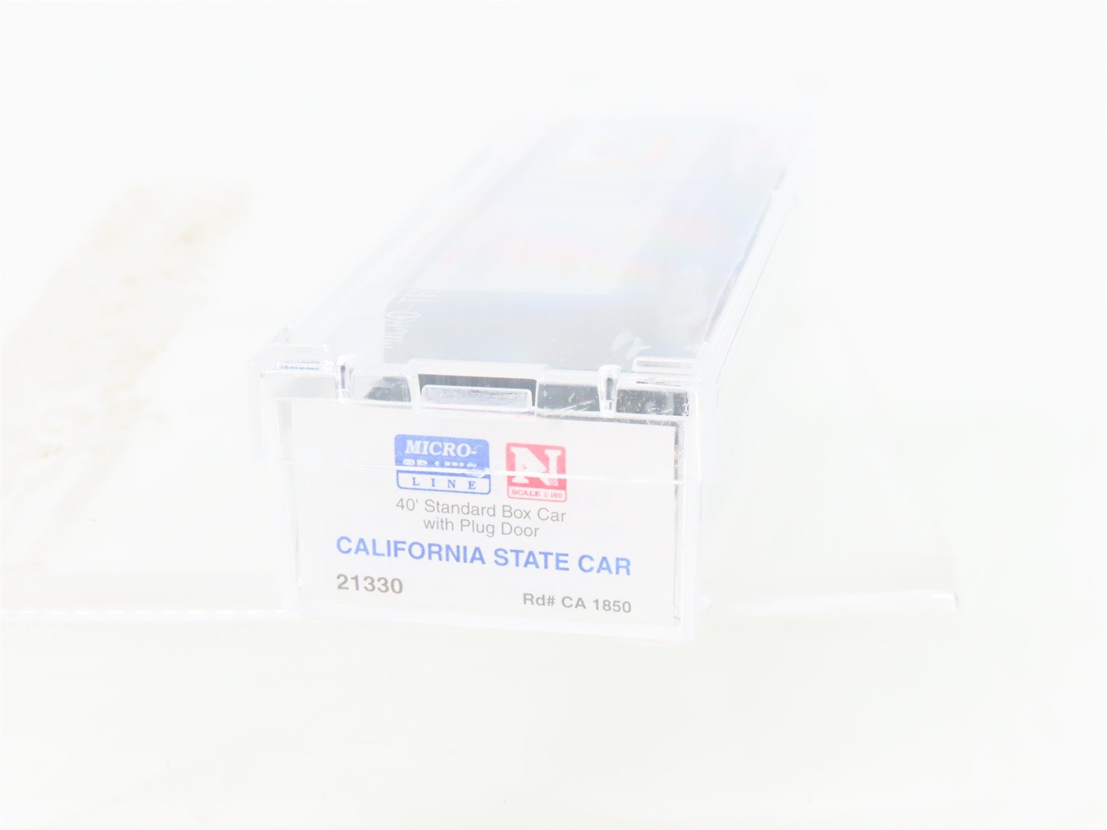 N Scale Micro-Trains MTL 21330 CA California State 40' Plug Door Box Car #1850