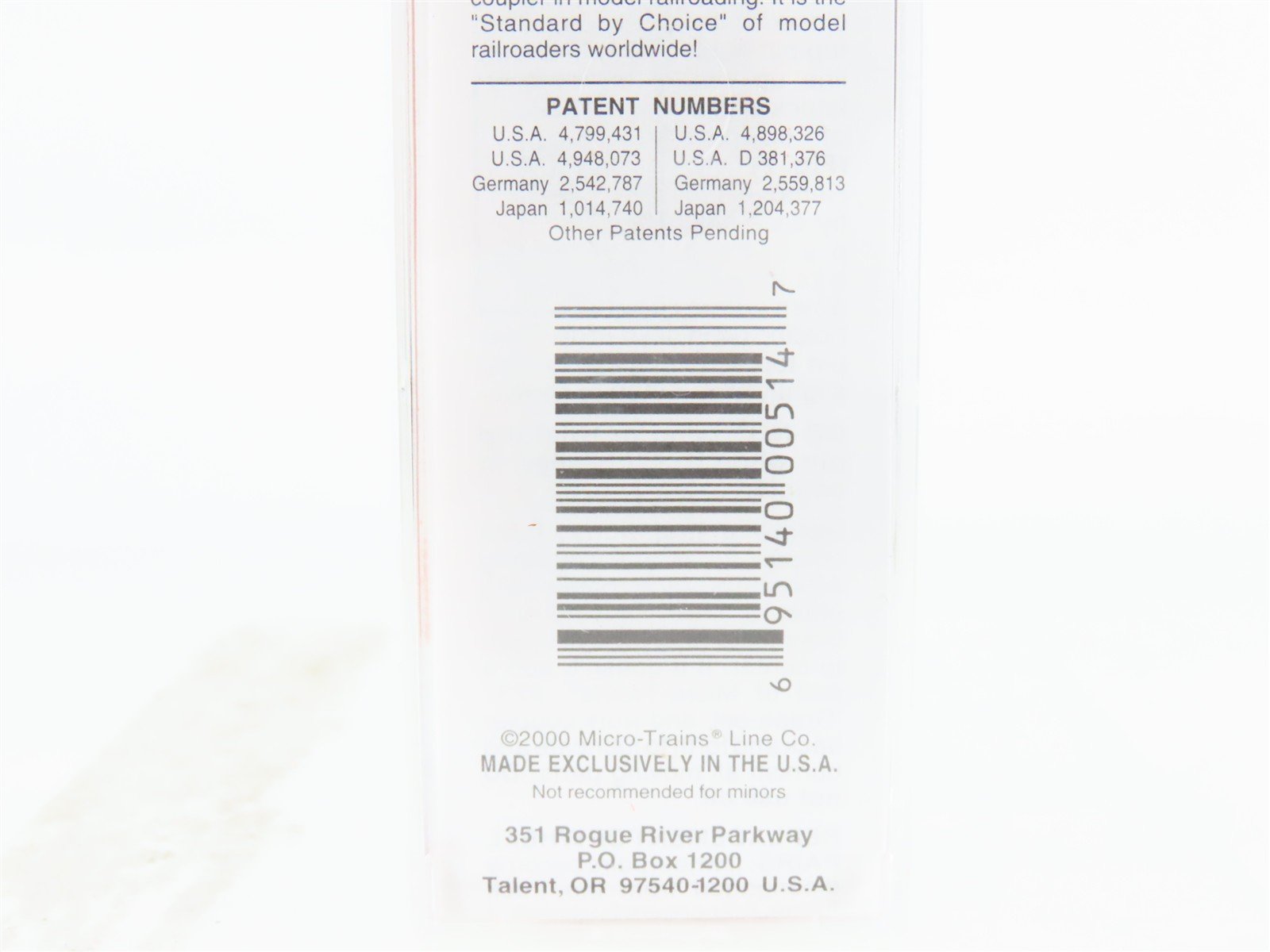 N Scale Micro-Trains MTL 20506 WP Western Pacific Feather 40' Box Car #1953