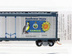 N Scale Micro-Trains MTL 02100396 KS Kansas State 40' Plug Door Box Car #1861