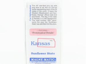 N Scale Micro-Trains MTL 02100396 KS Kansas State 40' Plug Door Box Car #1861