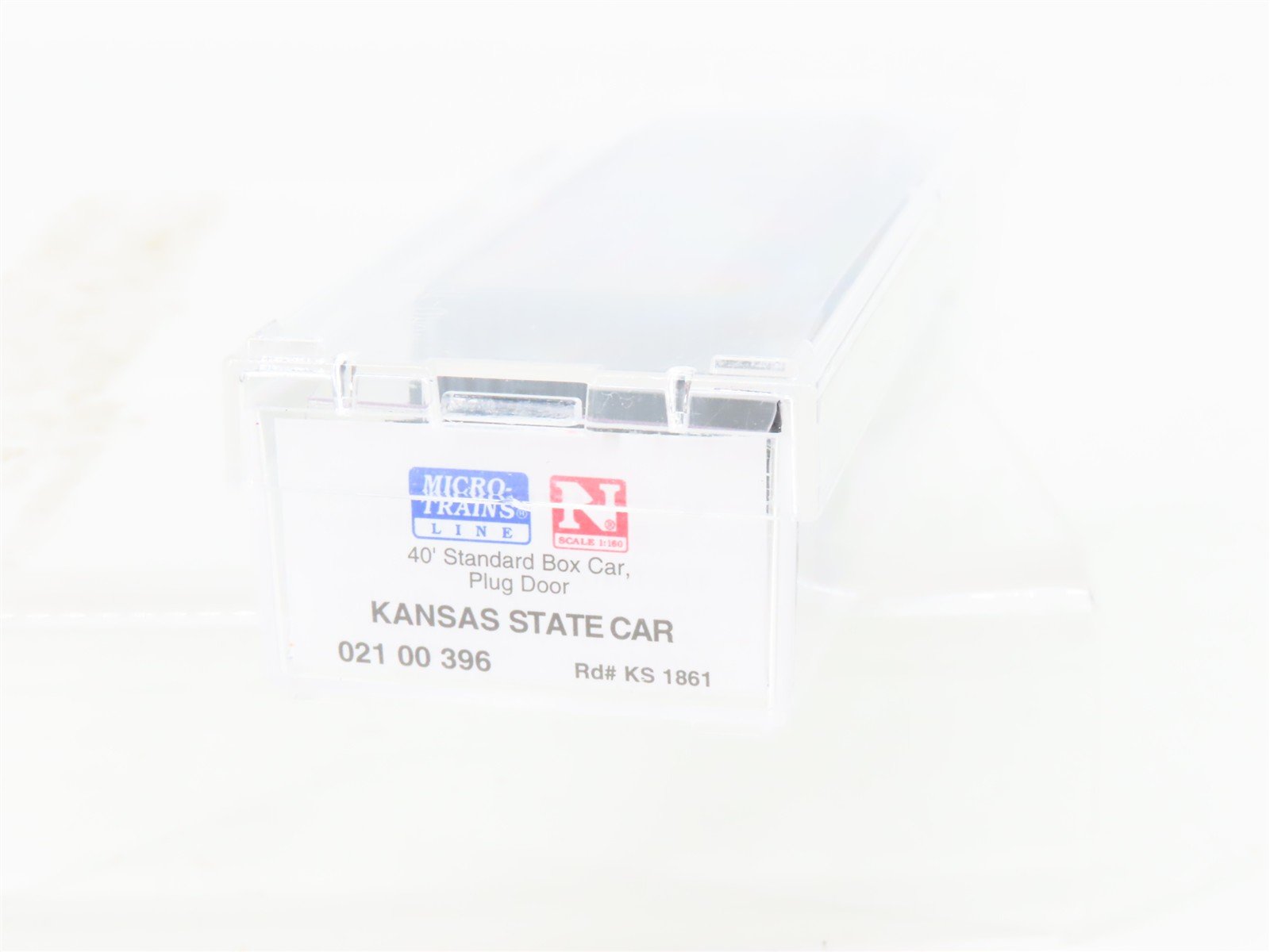 N Scale Micro-Trains MTL 02100396 KS Kansas State 40' Plug Door Box Car #1861