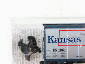 N Scale Micro-Trains MTL 02100396 KS Kansas State 40' Plug Door Box Car #1861